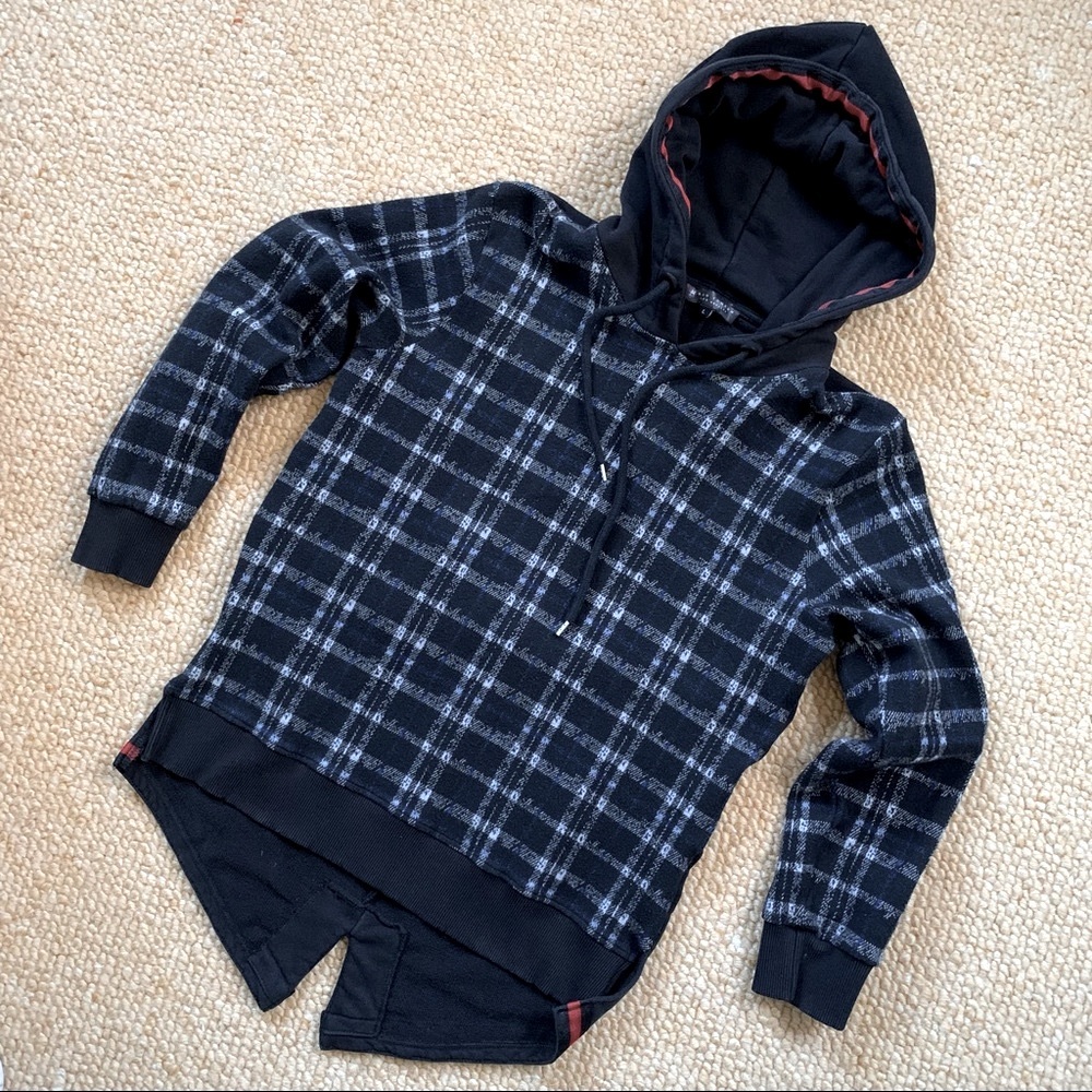 Ron Tomson Ararat Hoodie, Black Sax pattern